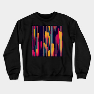 cyber future style pattern art 17 regular grid Crewneck Sweatshirt